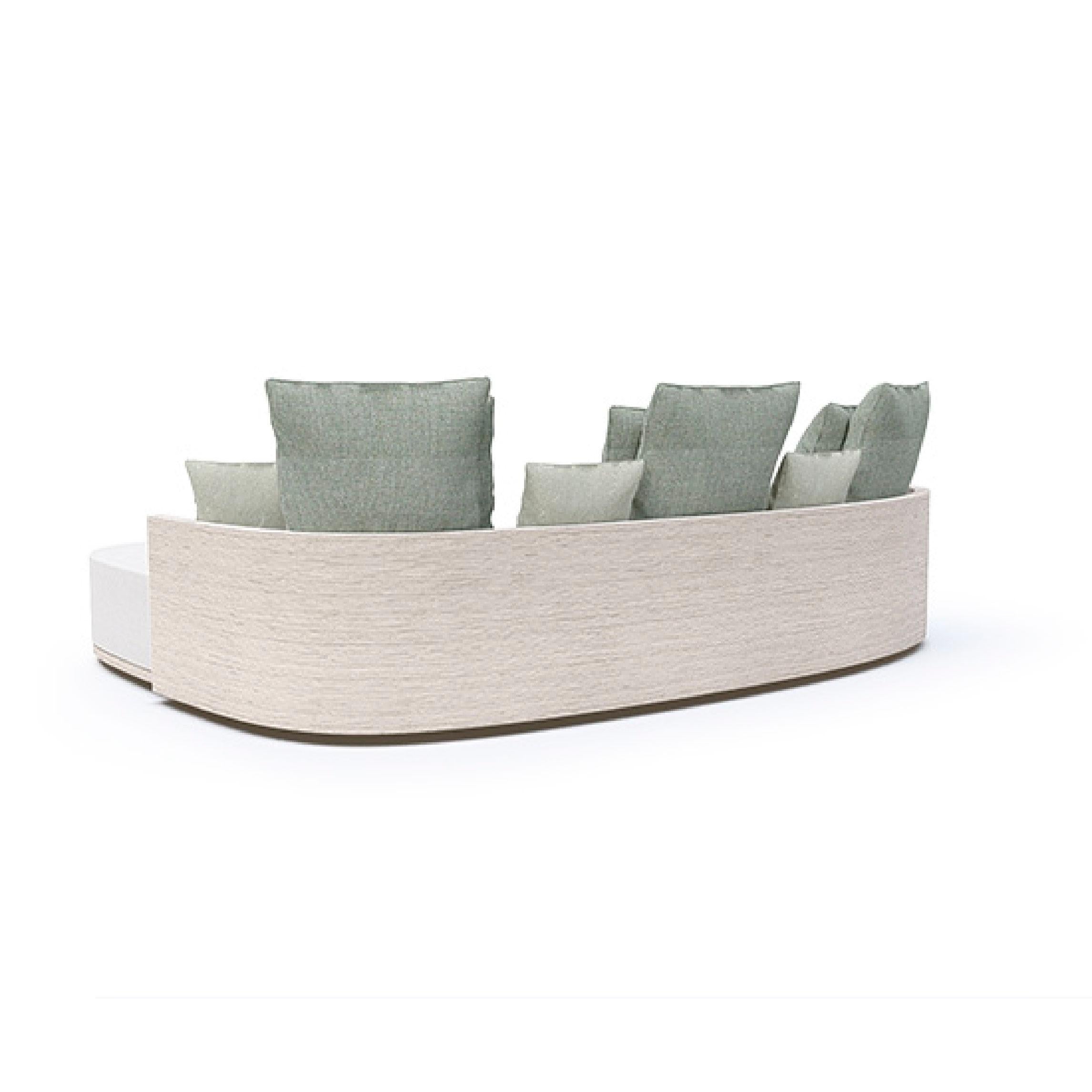 The Boomerang Corner Sofa is a beautifully designed piece that brings comfort and style to any living space. Featuring a unique, curved silhouette that mimics the shape of a boomerang, this sofa offers ample seating while maximizing space