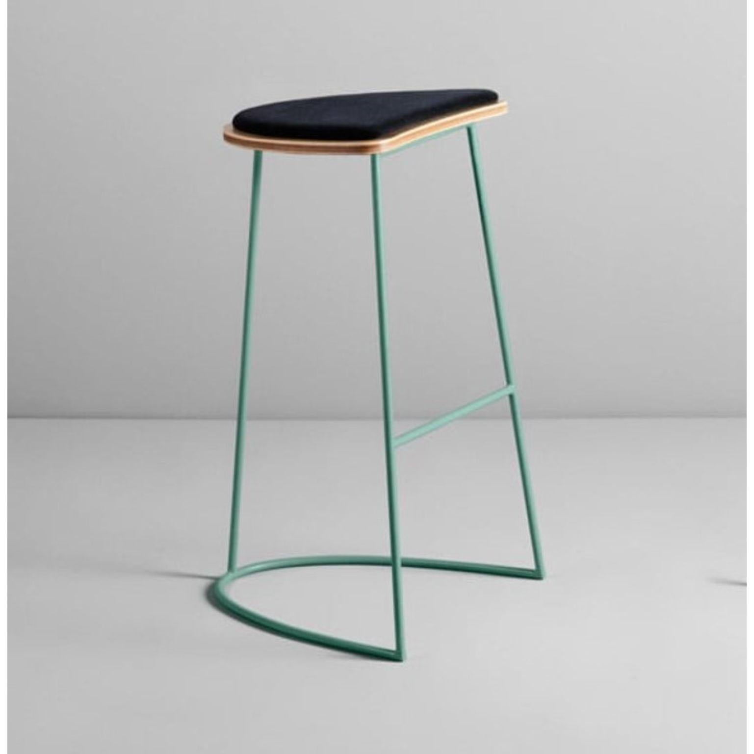 Post-Modern Boomerang Stool Without Backrest by Pepe Albargues For Sale