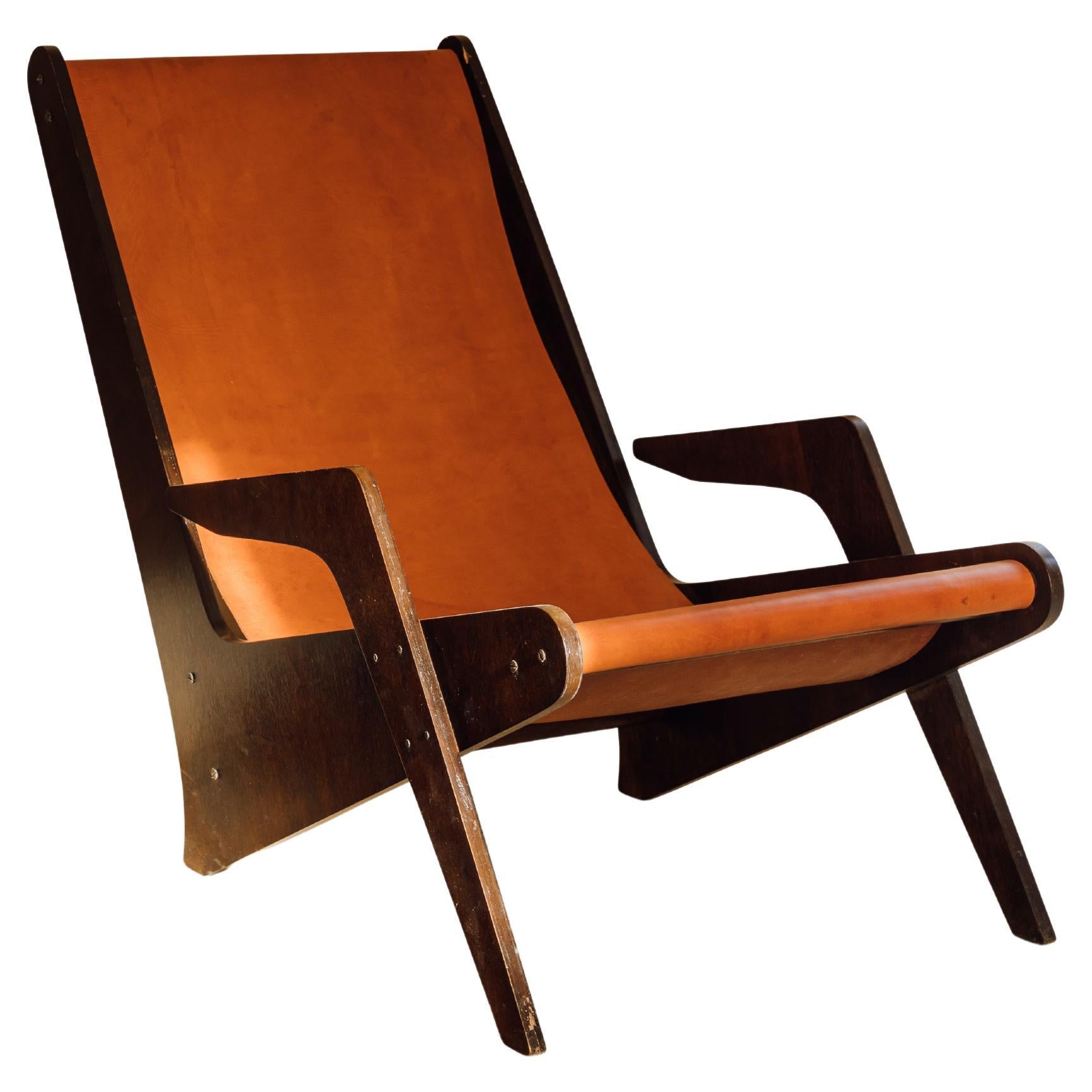 Boomrang Lounge Armchair by Zanine Caldas, 1950 For Sale