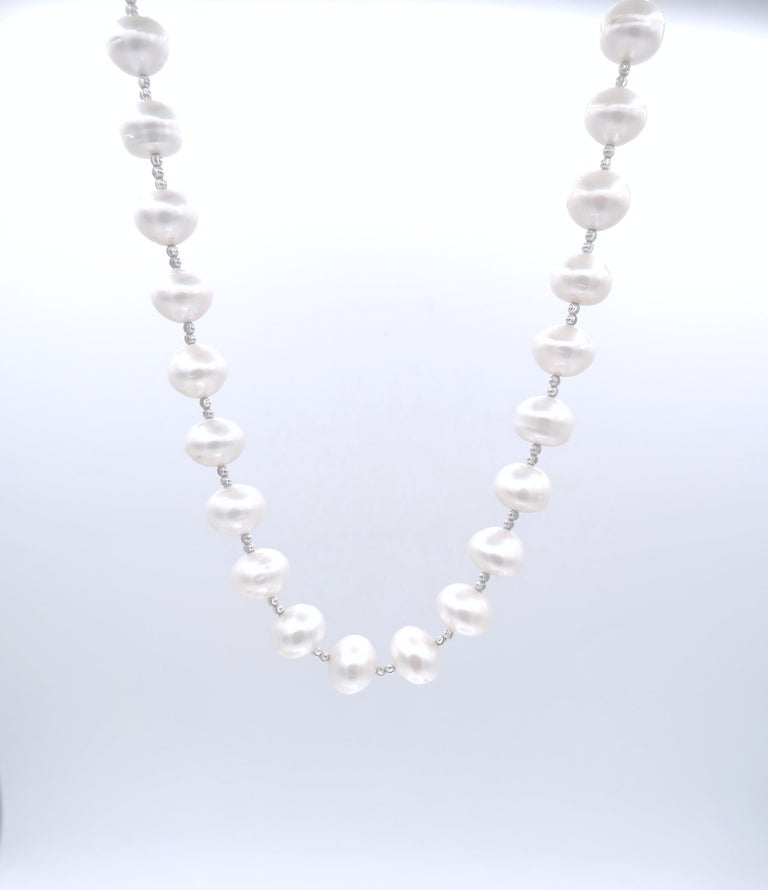 22 inch white gold necklace Clearance