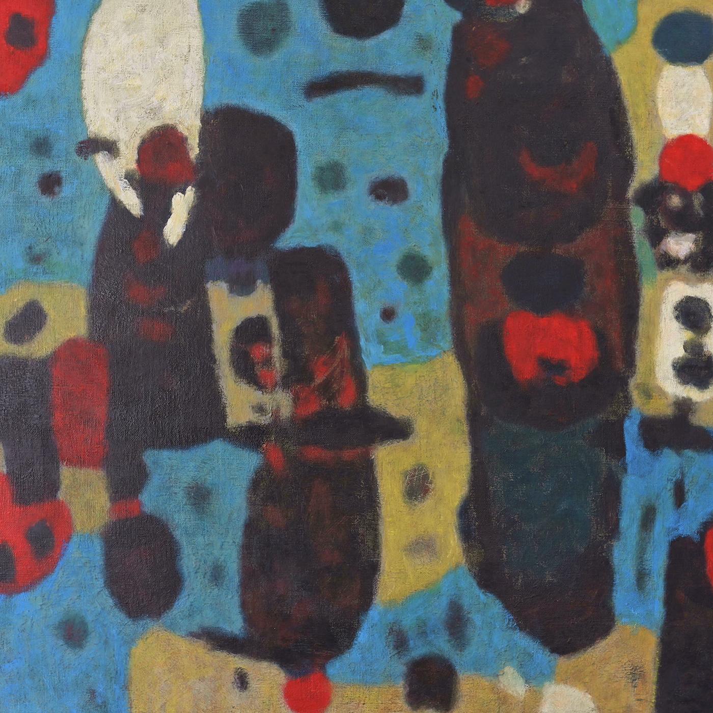 Abstrakte Kunst, Ölgemälde, BOON Willem (1902-1982) im Zustand „Gut“ im Angebot in Handewitt, DE