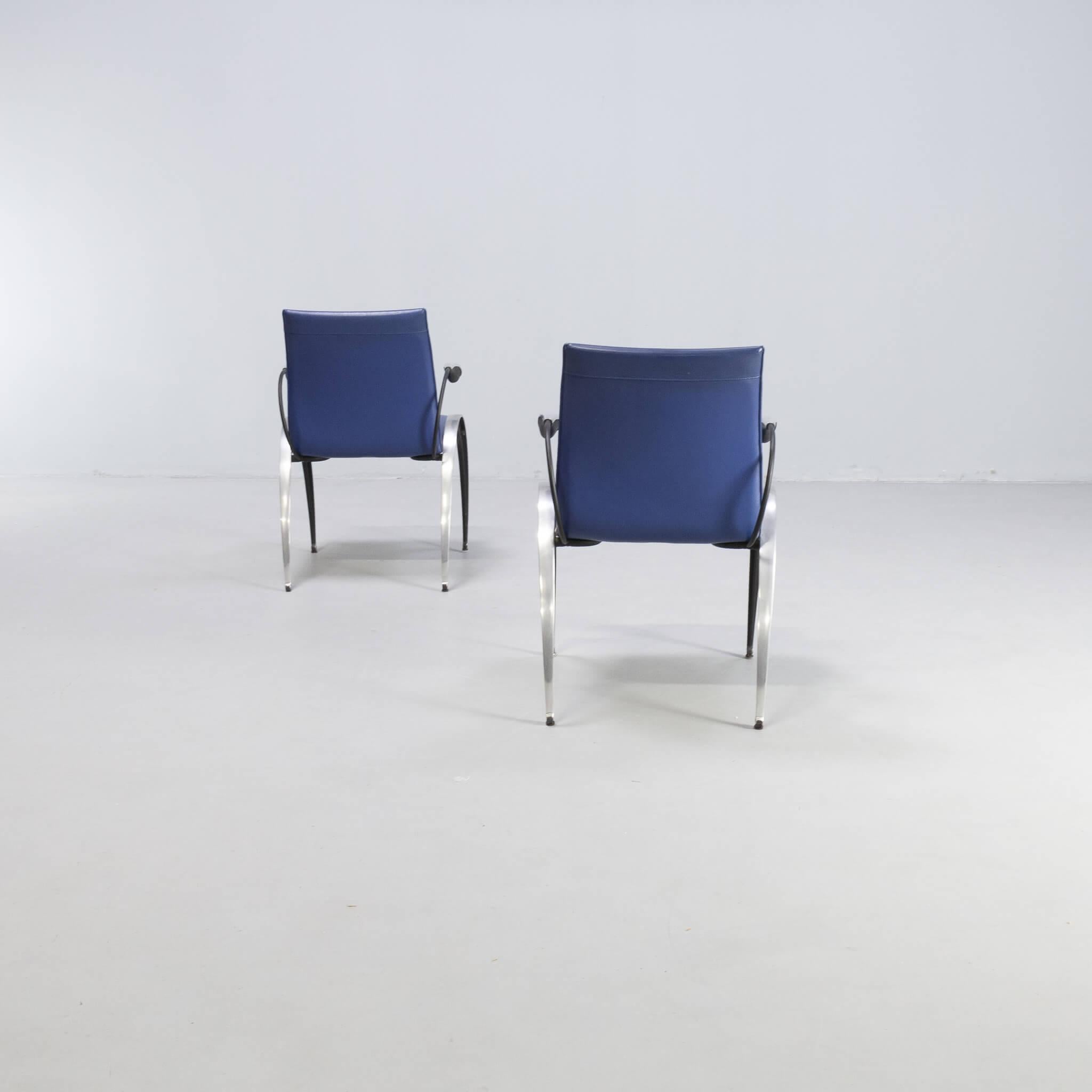 Boonzaaijer & Mazairac ‘totus sm10’ dining chairs for Hennie de Jong set/4 1