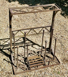 Boot Scraper and Boot Rack in Cast Iron  A Good Sturdy Boot Rack