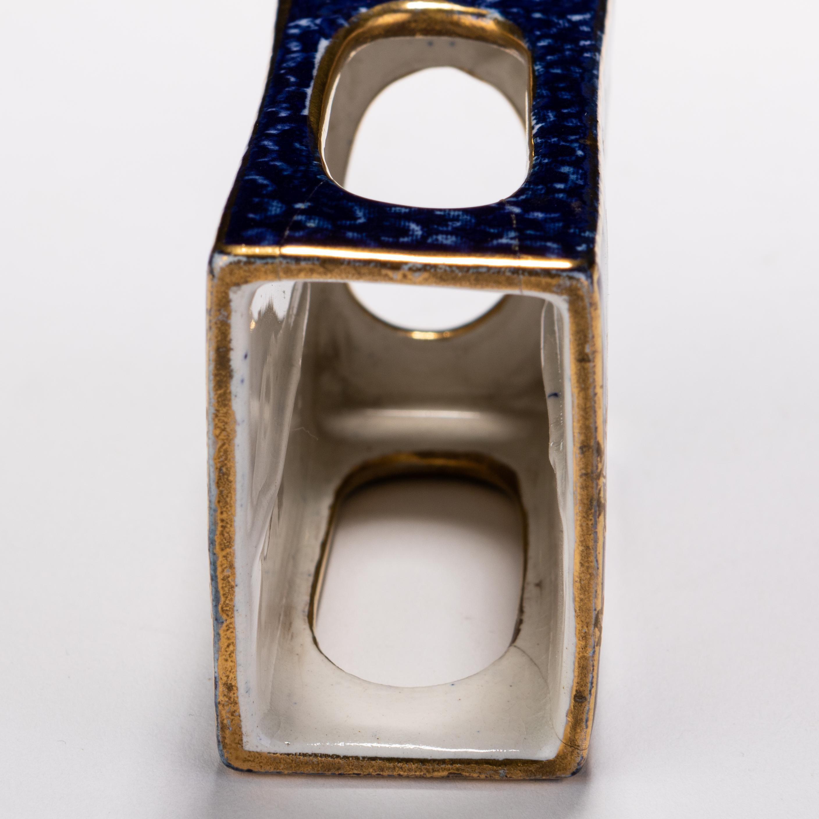 Booths Asiatic Pheasant Cobalt Fine Porcelain Match Case 19th Century  For Sale 2