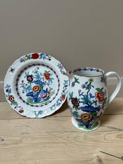 Booths, 'Pompadour' Pattern Large Bowl and Jug Set