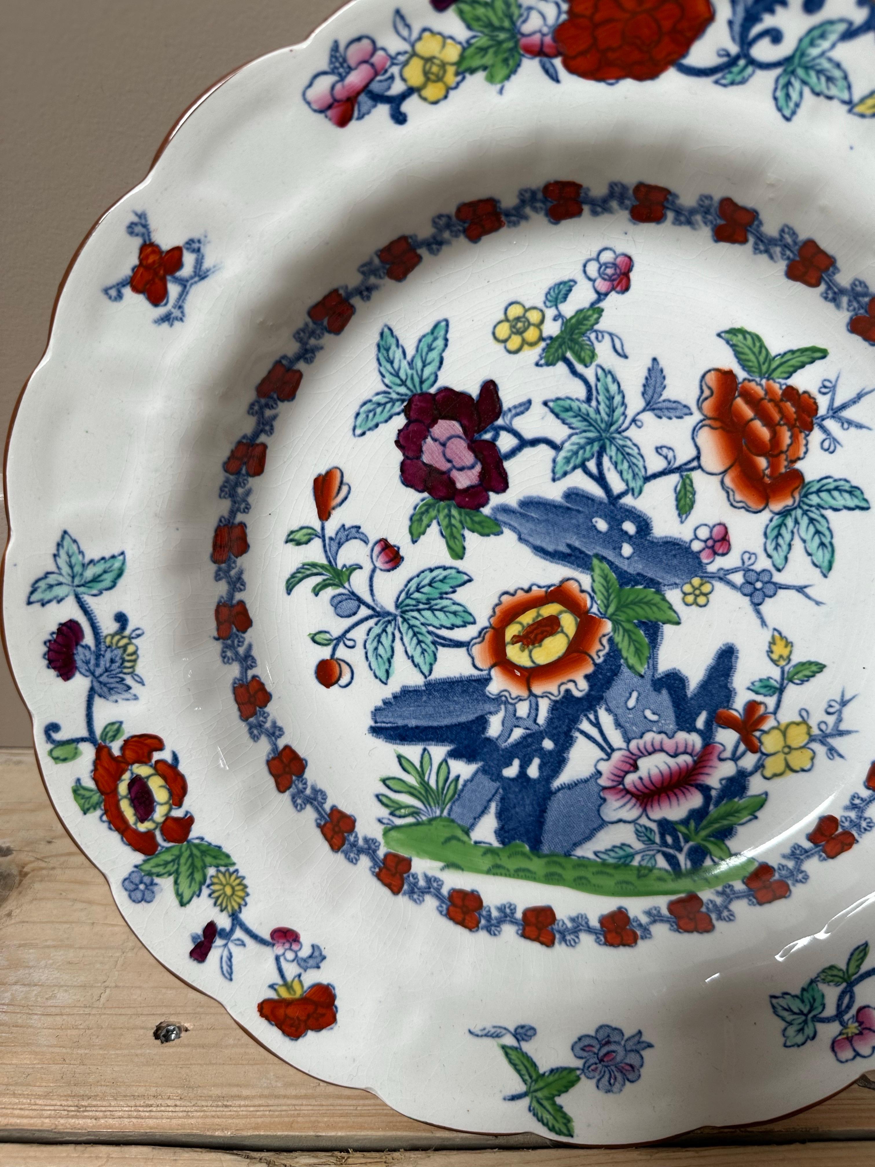 Fin du XIXe siècle Booths,  Set de bols et de pichets à motif 'Pompadour', début des années 1900 en vente