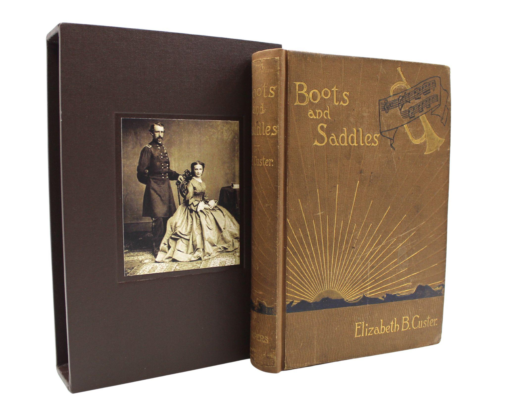 American Boots and Saddles by Elizabeth B. Custer, First Edition, 1885 For Sale