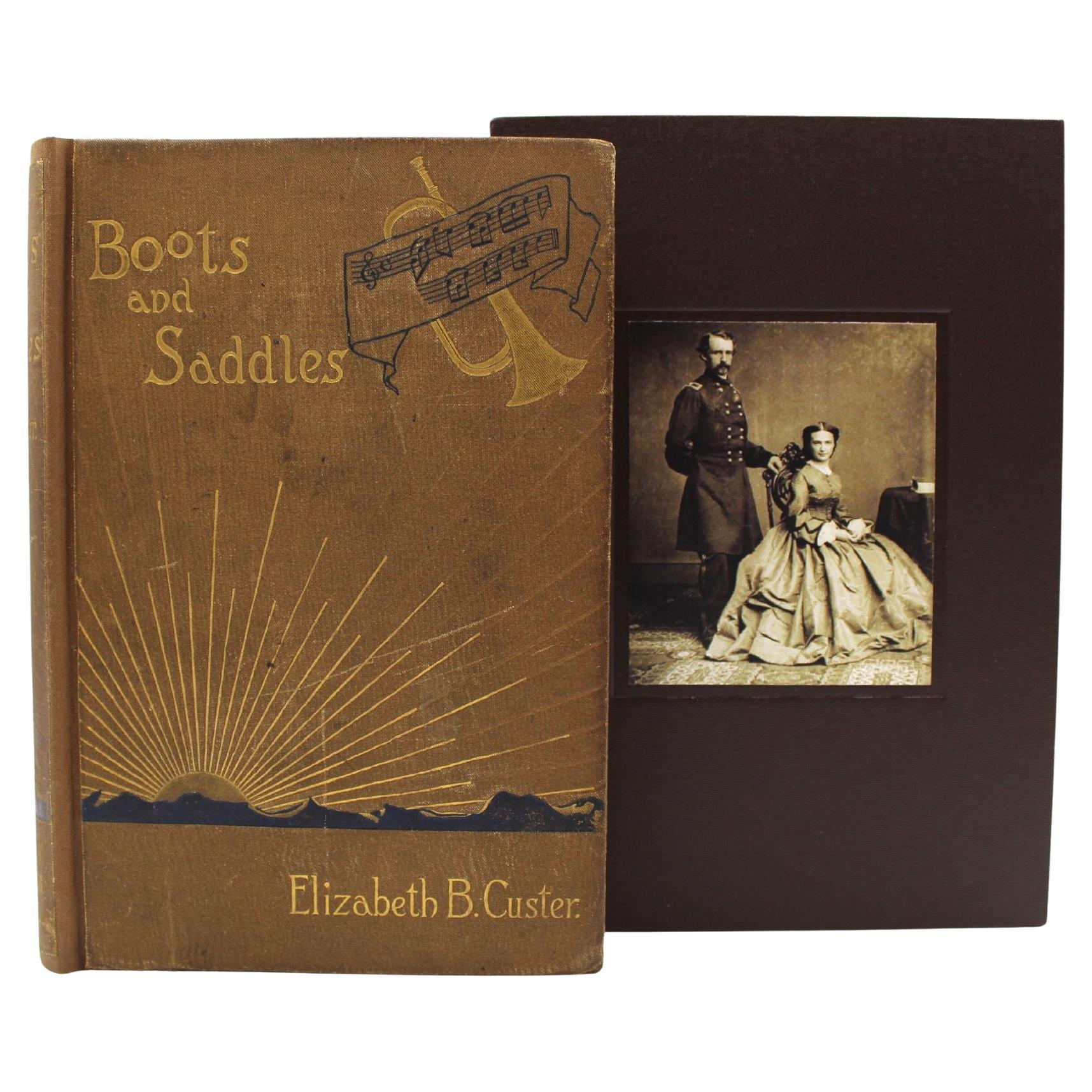 Boots and Saddles by Elizabeth B. Custer, First Edition, 1885 For Sale
