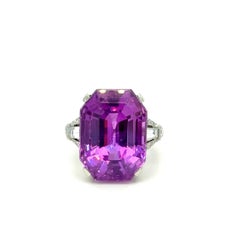 AGL Certified 29.80ct Ceylon Pink Sapphire Ring (RARE) Bora & Co