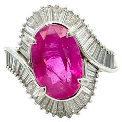 Anello con rubino e diamanti naturali Bora & Co 5,78ct