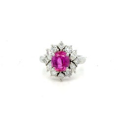 Bora & Co GIA Certified 2.32ct Burma Ruby & Natural Diamond Ring