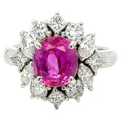 Bora & Co GIA Certified 2.32ct Burma Ruby & Natural Diamond Ring