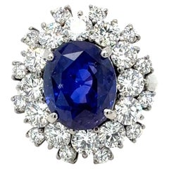 Bora
Co GIA-zertifiziert 8,20ct blauer Saphir
natürlicher Diamant Ring