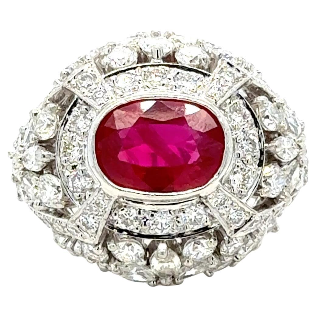 Bora
Co Bague certifiée GRS 3.20ct Rubis de Birmanie et Diamant Naturel