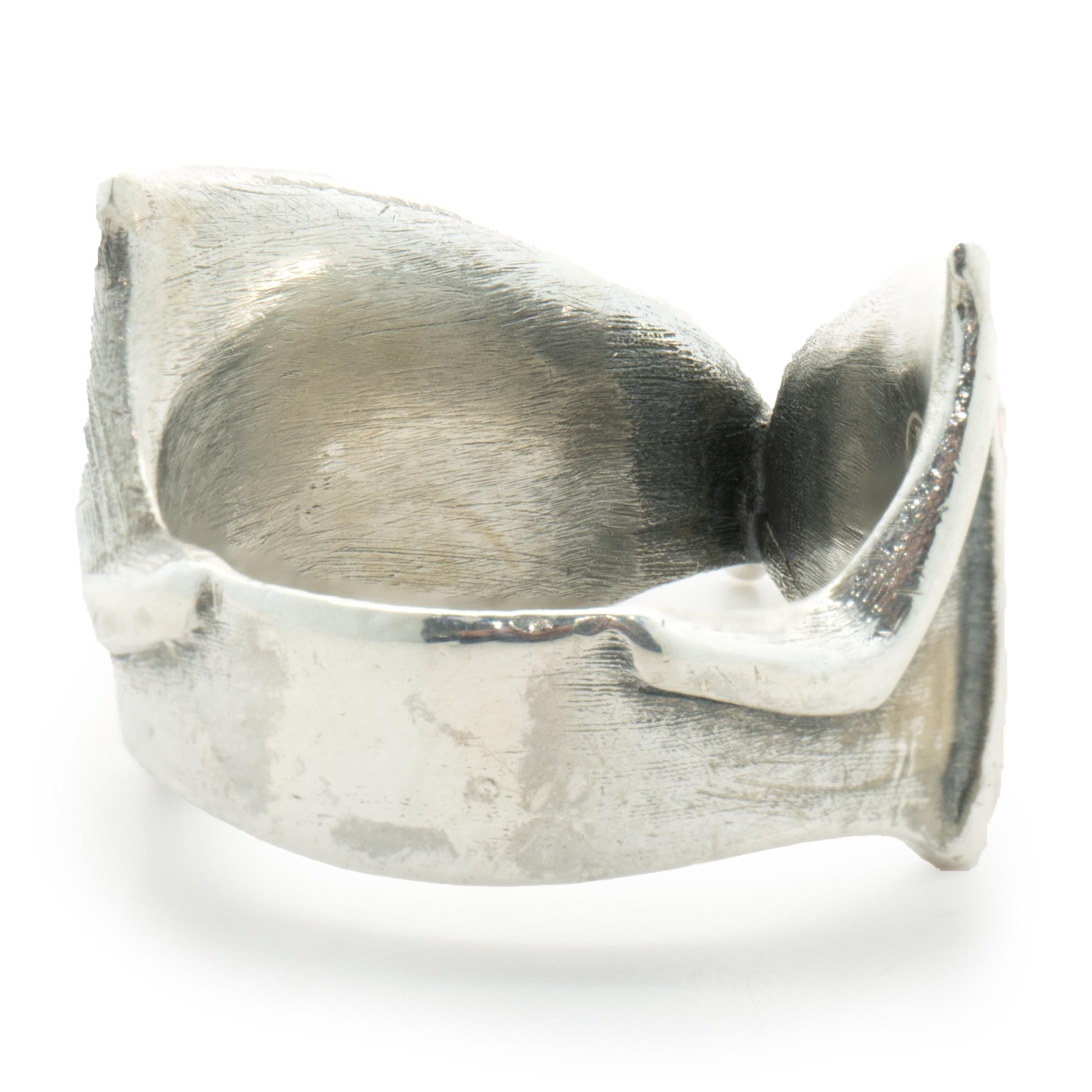 Women's Bora Sterling Silver Two Tone Geometric Ring