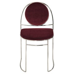 Chaise BZ à bordures chromées de GIROTTI ENRICO
