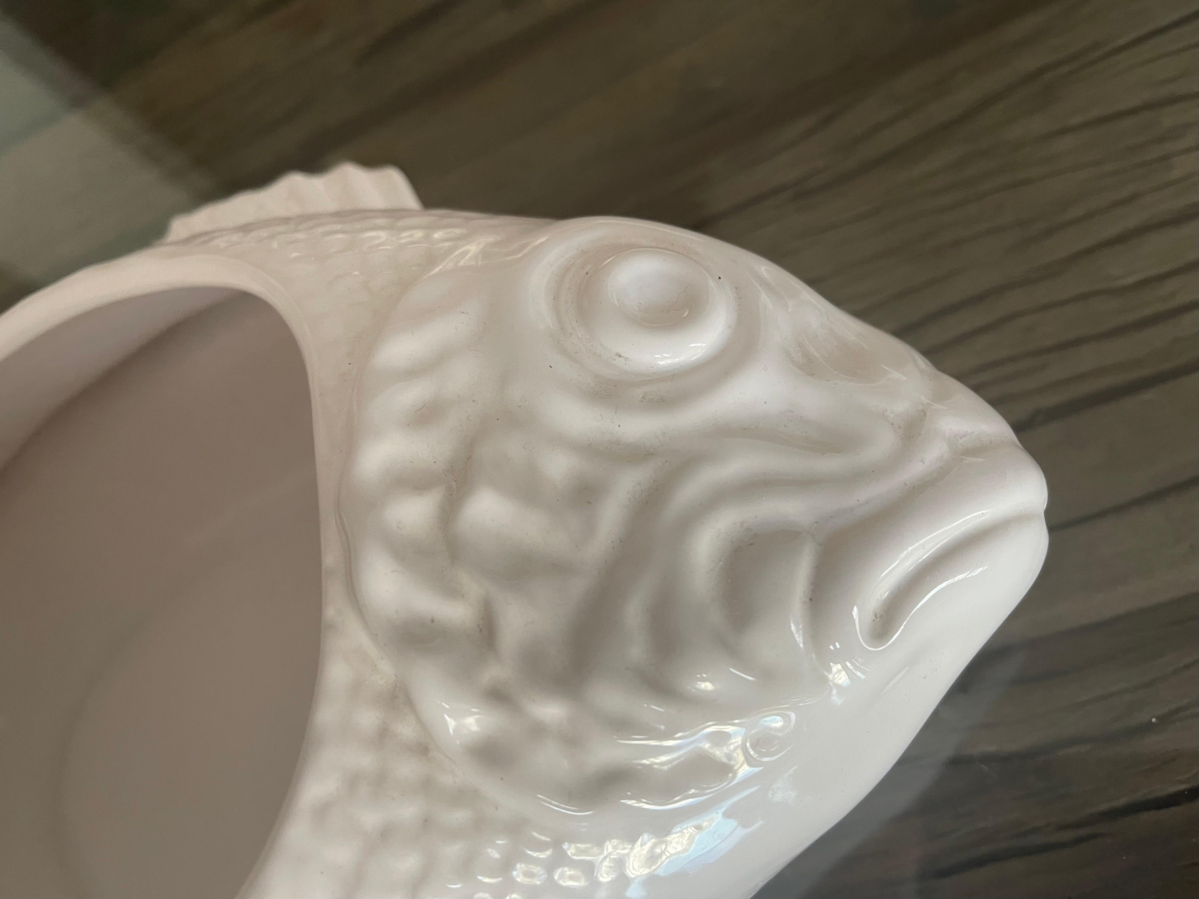 Ceramica Zuppiera di pesce Bordallo Pinheiro Whiting in vendita