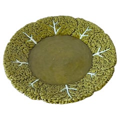 Bordallo Pinheiro Plato de col mayólica