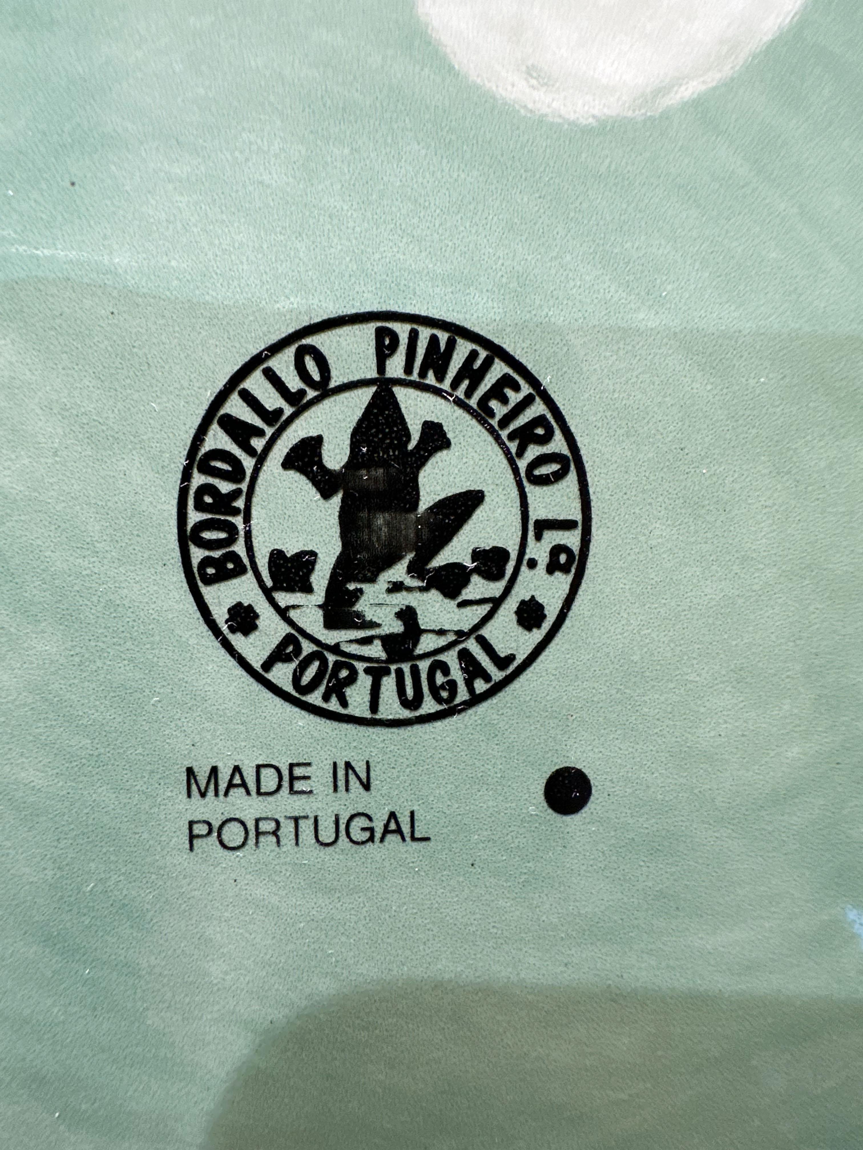 Bordallo Pinhelro Lettuce Blattteller mit Blättern (Ende des 20. Jahrhunderts) im Angebot