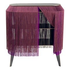 Bordeaux Fringe Side Table / Nightstand, Made in France