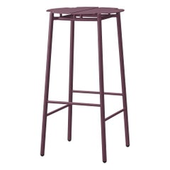 Bordeaux Minimalist Bar Stool