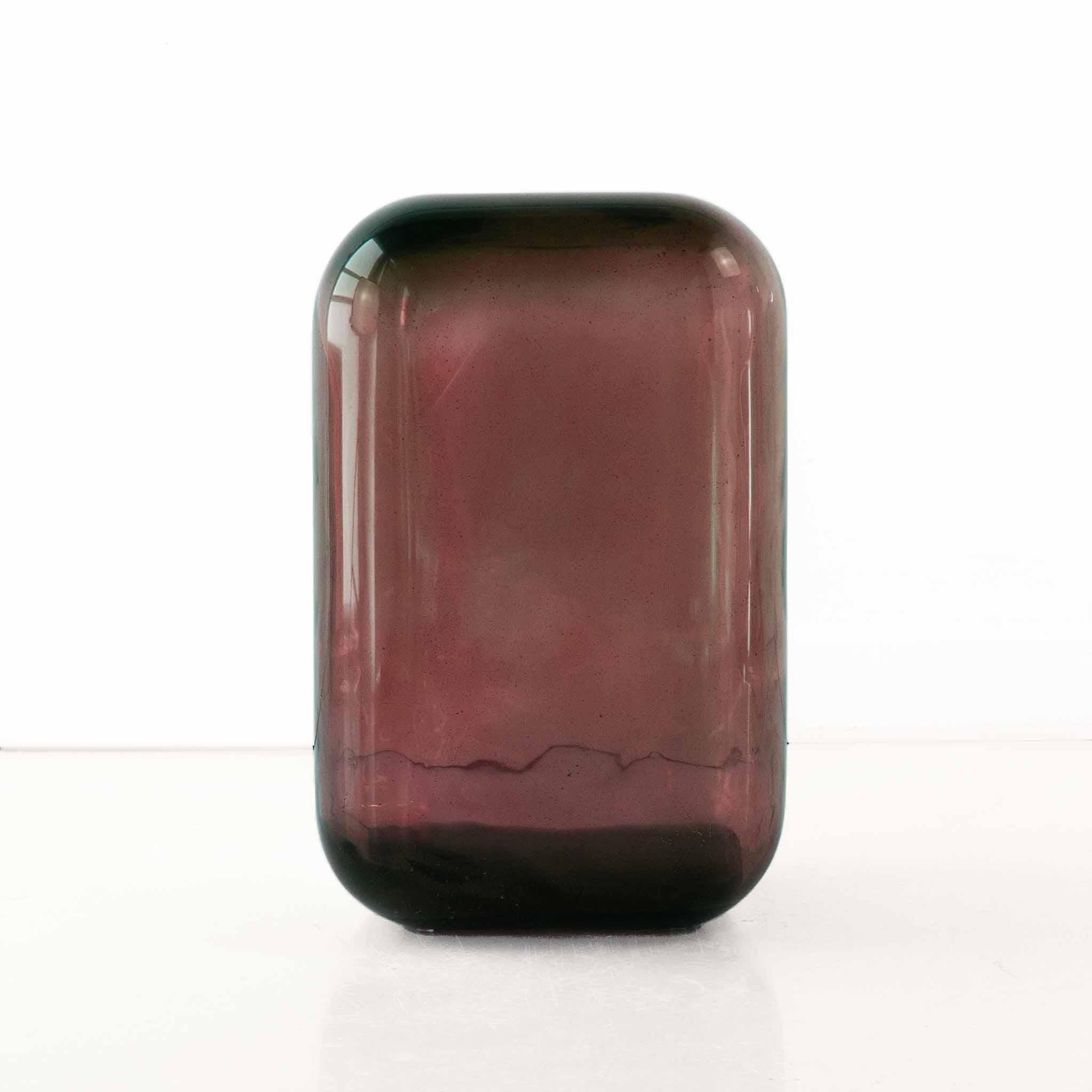Glass Bordeaux Oort Resin Side Table by Creators of Objects For Sale
