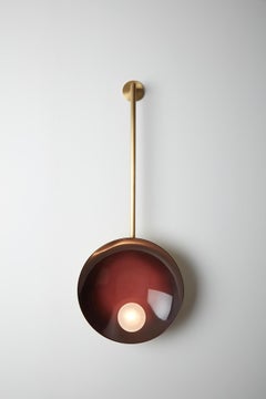 Bordeaux Oyster Wall Mounted Lamp Pair by Carla Baz