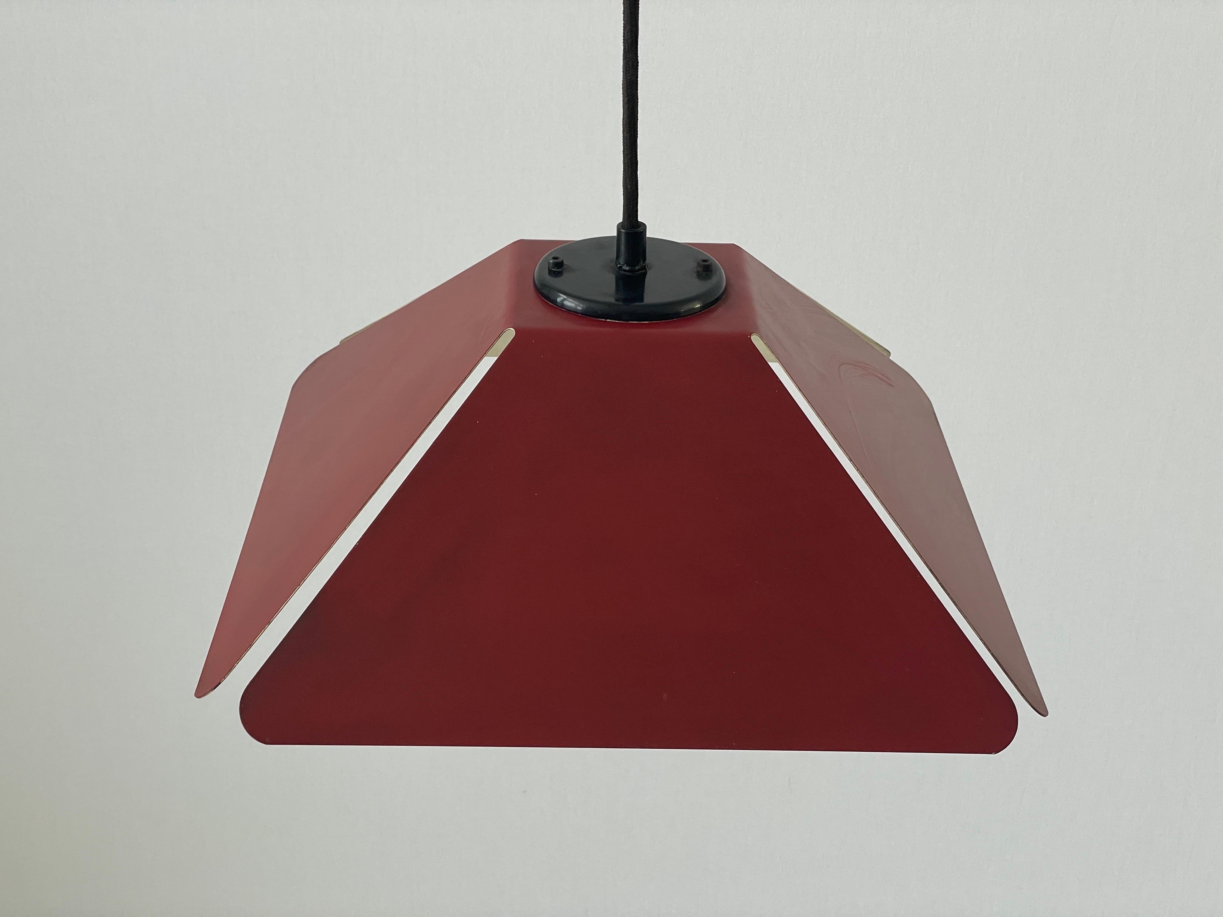 Bordeaux Pendant Light by Charlotte Perriand for Les Arcs, 1970s, France In Excellent Condition In Hagenbach, DE