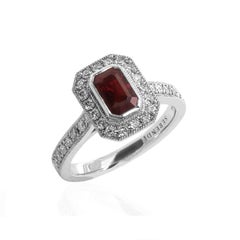 Bordeaux Ruby Ring - 1.07ct Untreated Ruby (Swiss Certified)