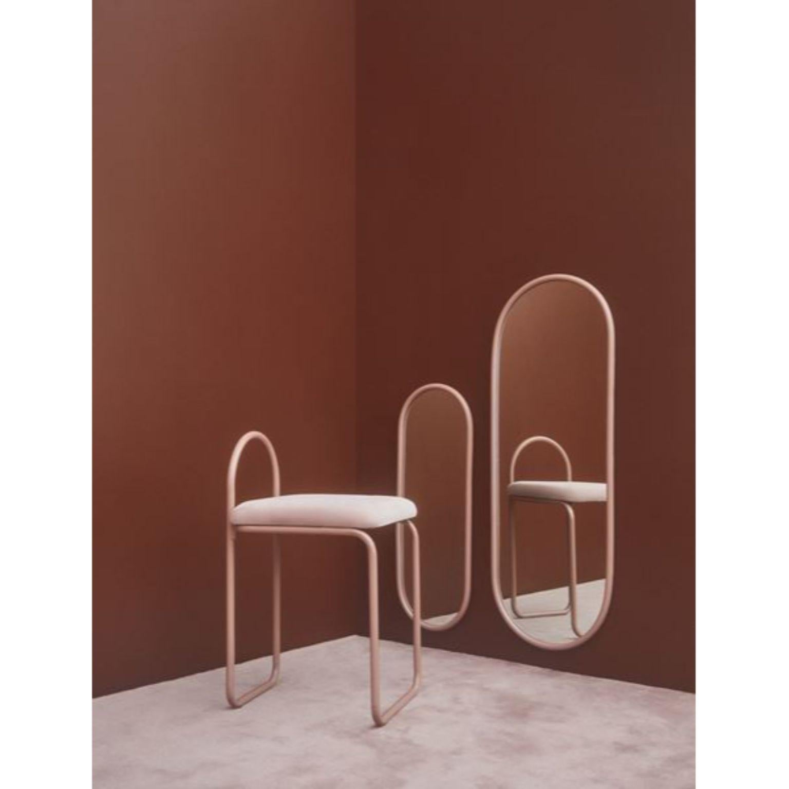 Bordeaux Velvet Minimalist Dining Chair 8