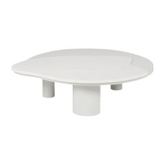 Bordeira Coffee Table by Rute Martins, Calacatta Bianco Marble and Grey Lacquer