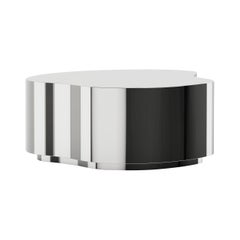 Bordeira Coffee Table by Rute Martins for Greenapple, Polished Stainless Steel