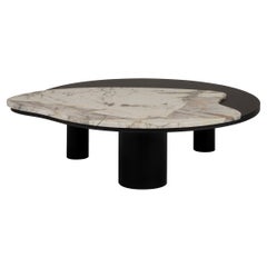 Bordeira Coffee Table by Rute Martins, Patagonia Granite and Black Oak