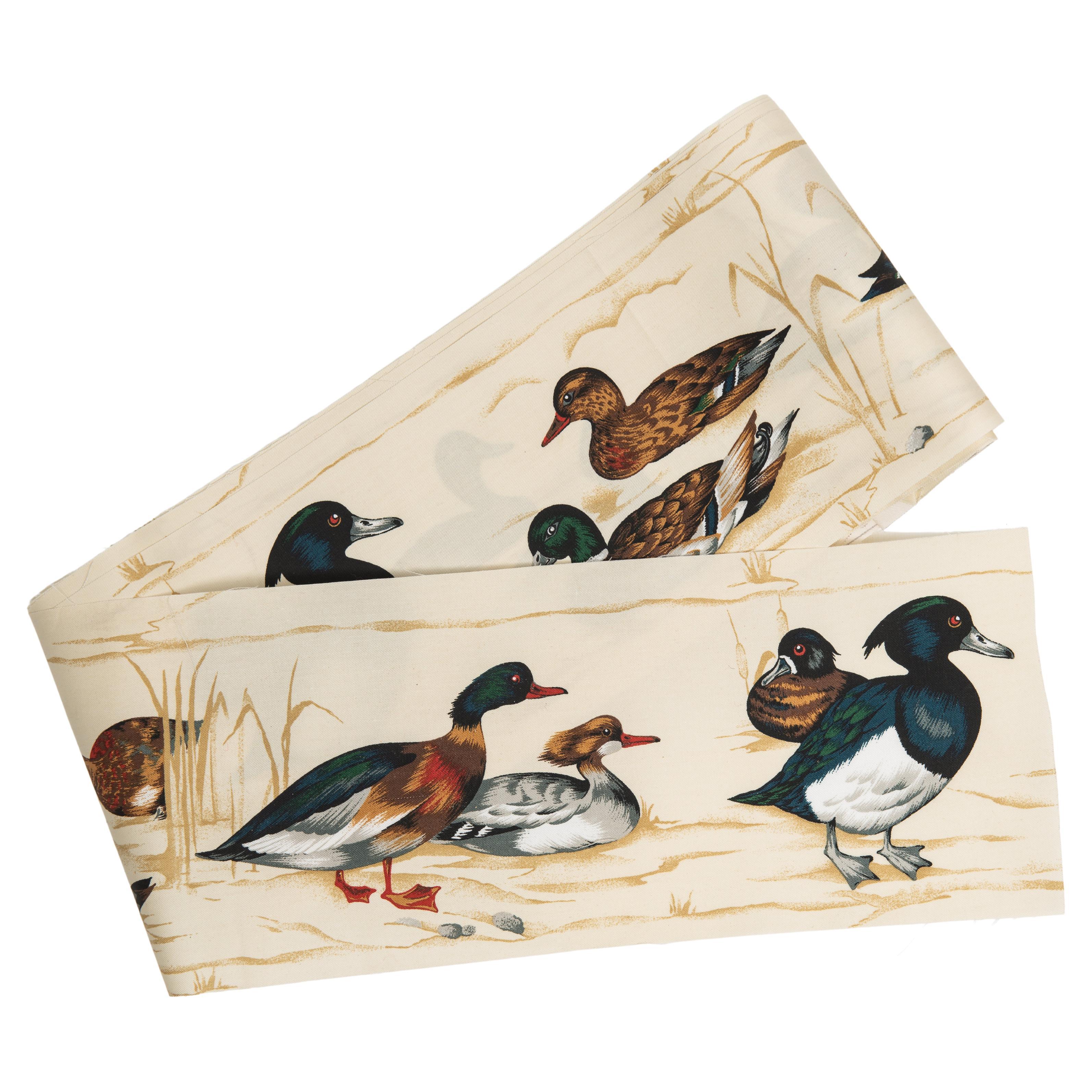 Bordüre mit Enten für Vorhänge oder Tischdecken im Angebot