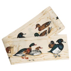 Retro Border with Ducks for Curtains or Table, Covers