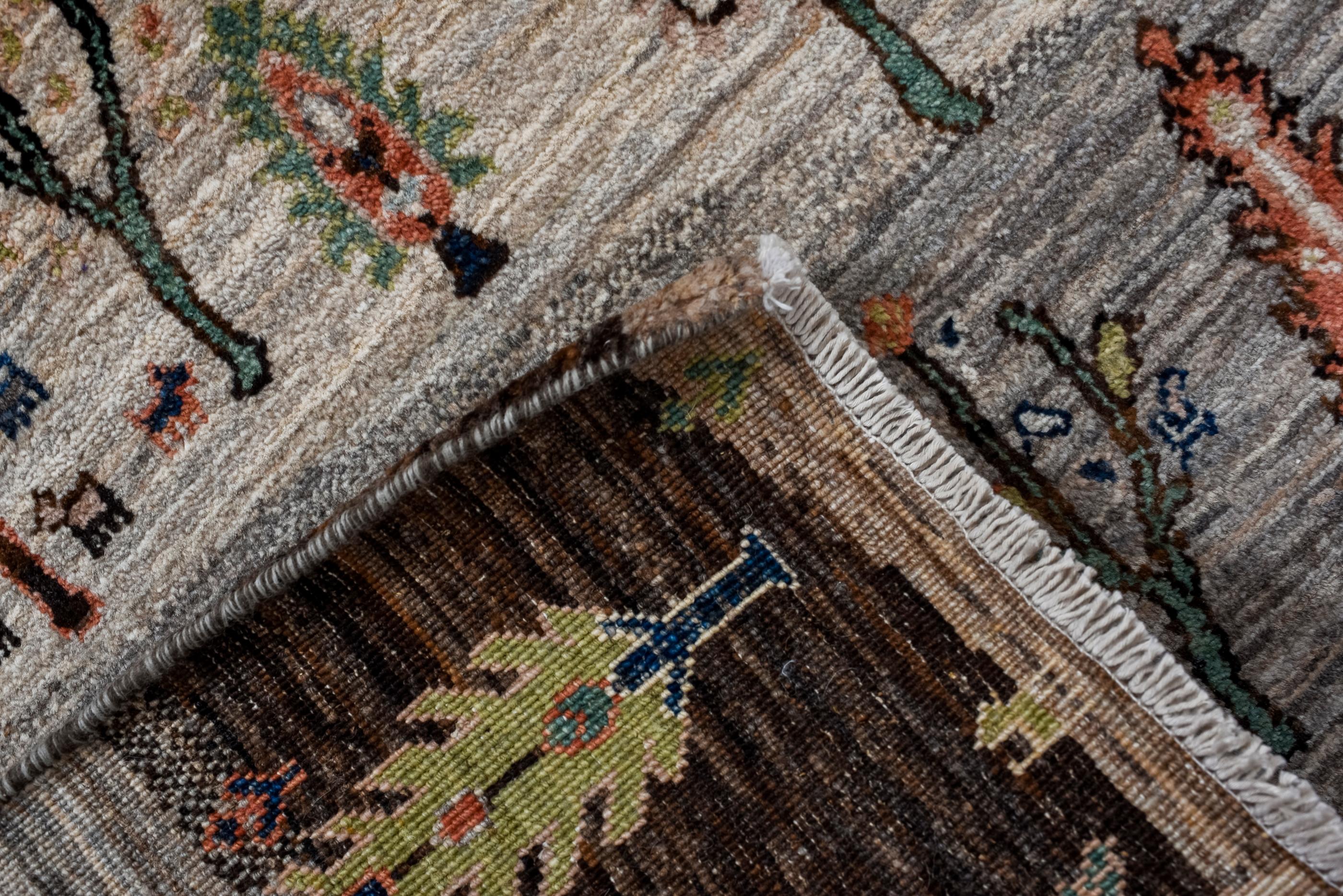 Contemporary Borderless Tribal Gabbe with Landscape Design  For Sale