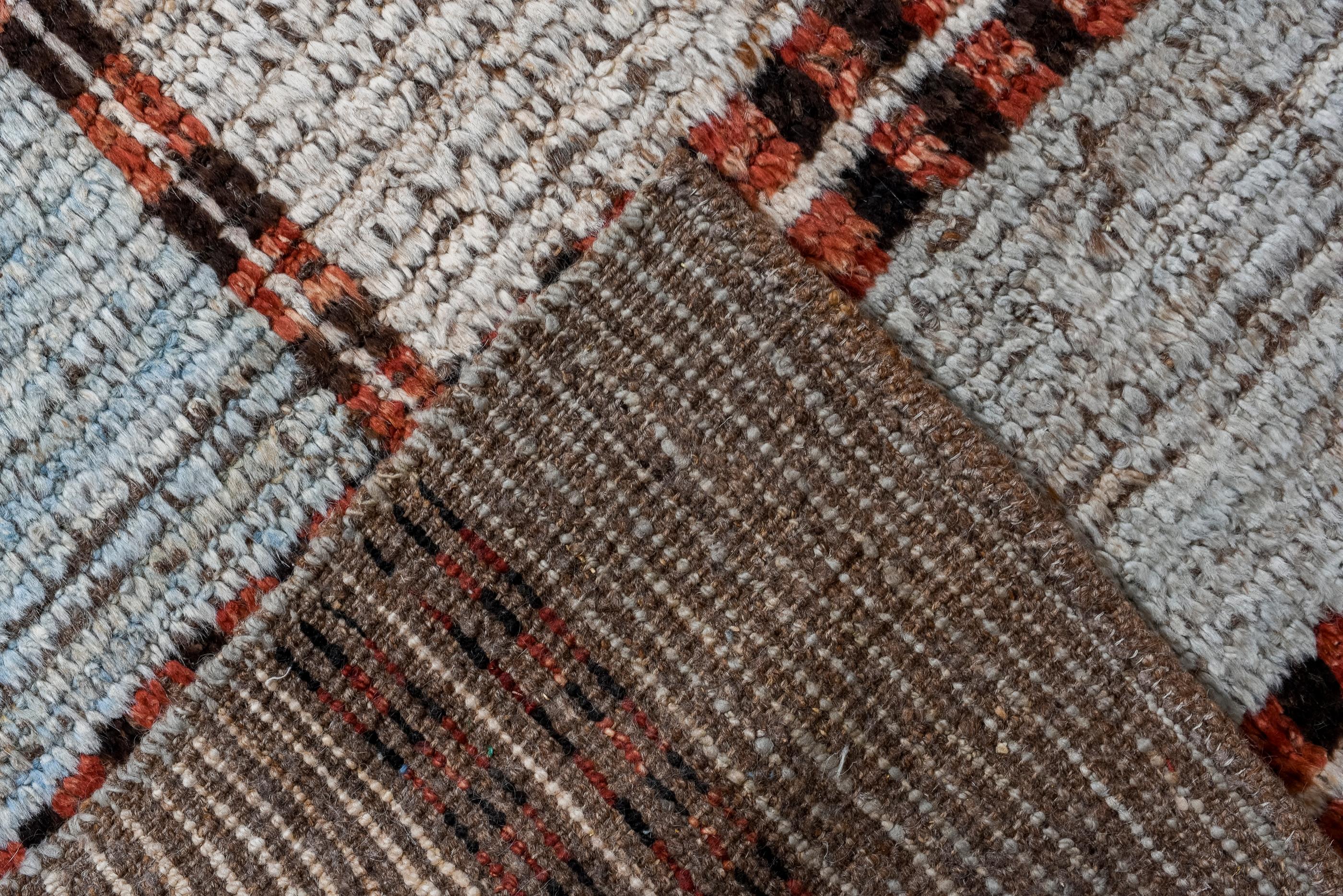 Randloser, quadratischer Tulu-Teppich mit rechteckigem Design (21. Jahrhundert und zeitgenössisch) im Angebot