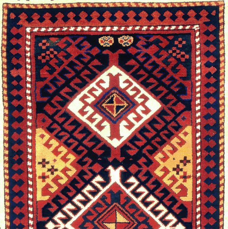 A rare, beautiful example of Kazak weaving