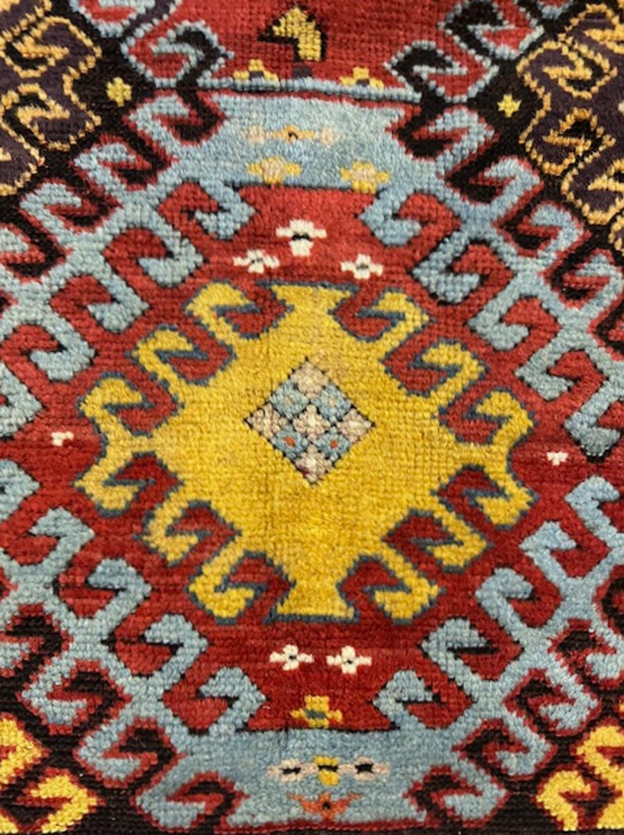 Tissé à la main Tapis Kazak Bordjalou en vente