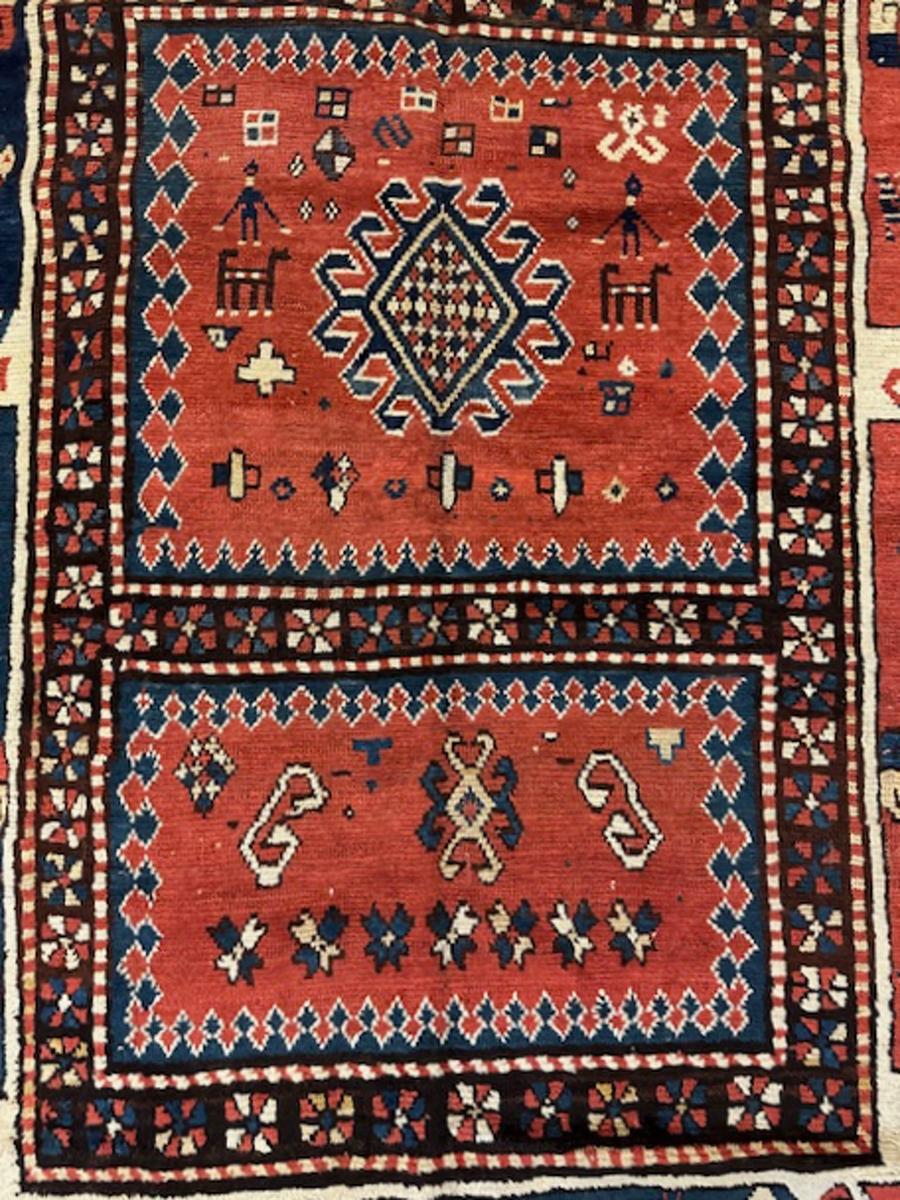 Late 19th Century Bordjalou Kazak rug For Sale