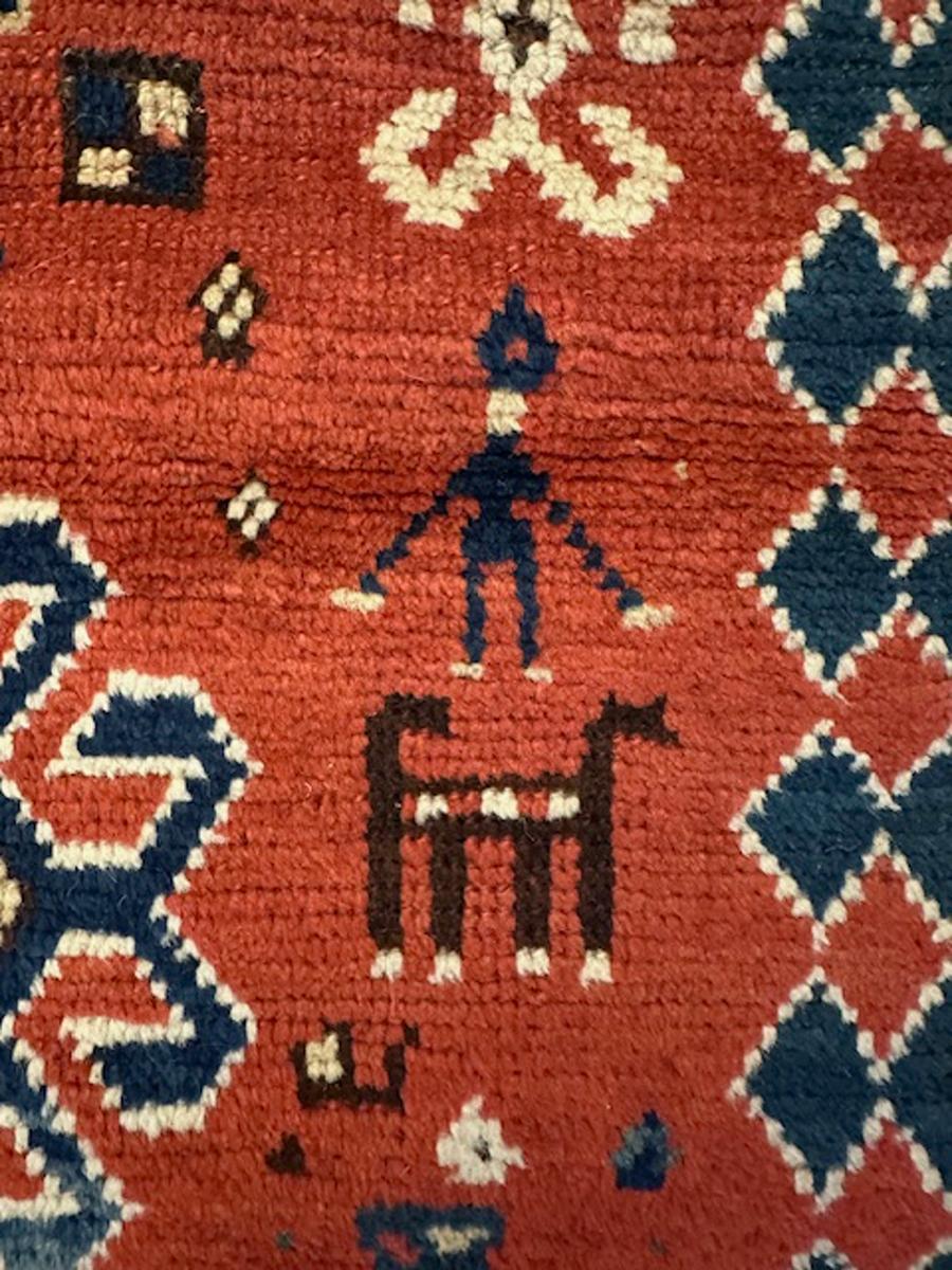 Wool Bordjalou Kazak rug For Sale