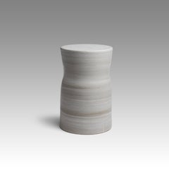 Boreale 02 Hocker aus glasiertem Steingut von Pascale Girardin