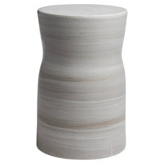 Boreale 02 Hocker aus glasiertem Steingut von Pascale Girardin