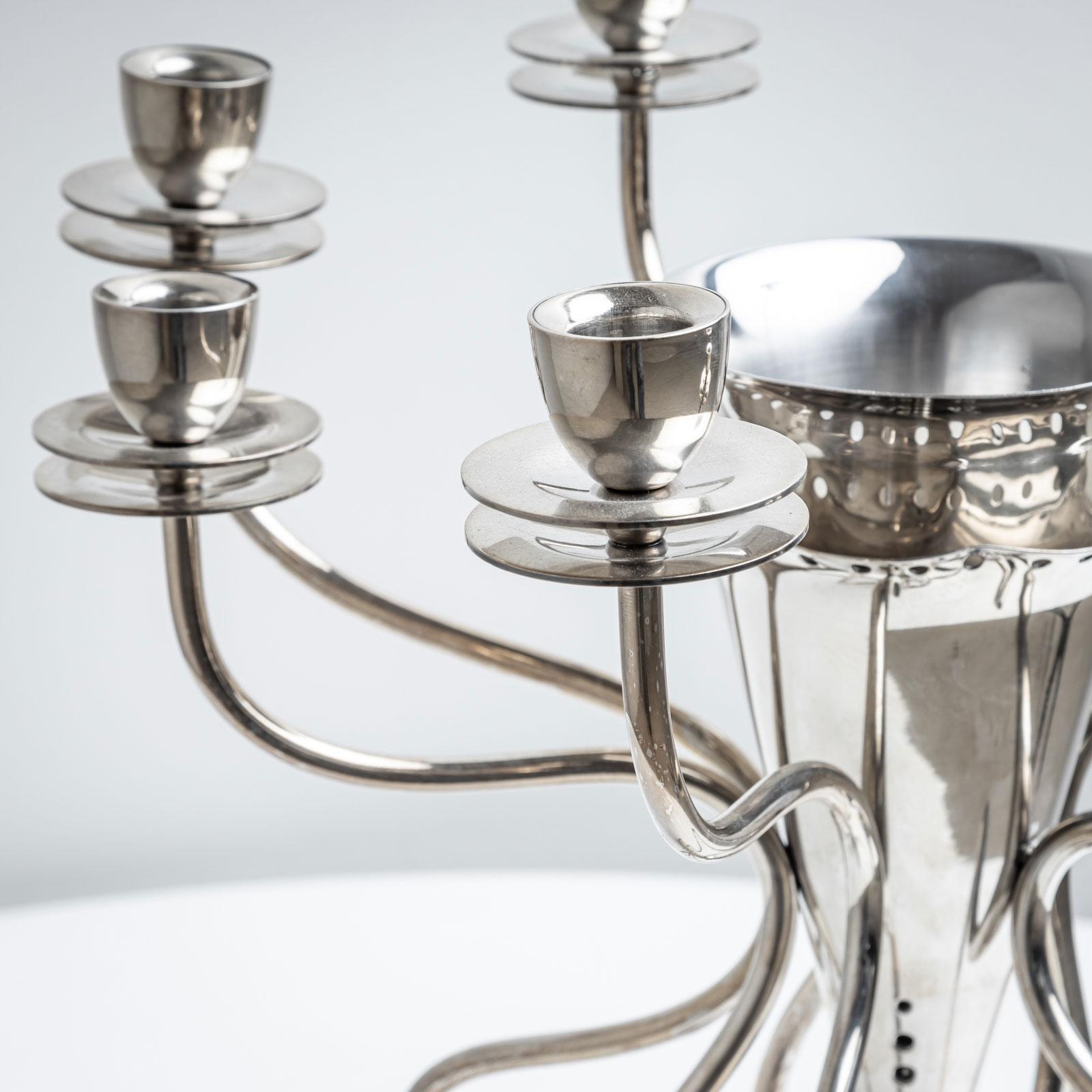 Metal Bořek Šípek (Czech Republic 1949-2016) 'Simon' Candleholder for Driade, 1988 For Sale