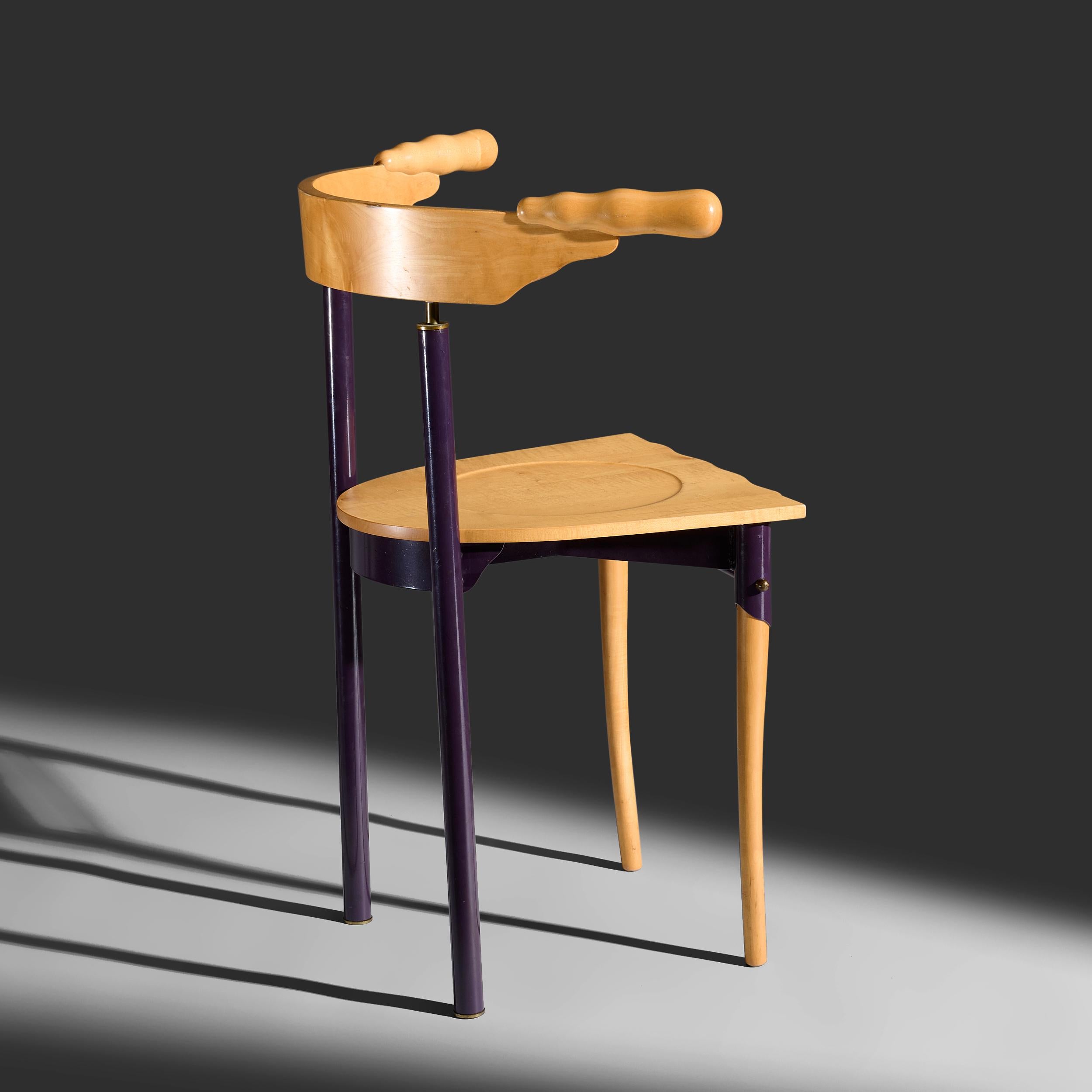 Italian Borek Sipek “Jansky”  armchair for Driade Italy, 1980s For Sale