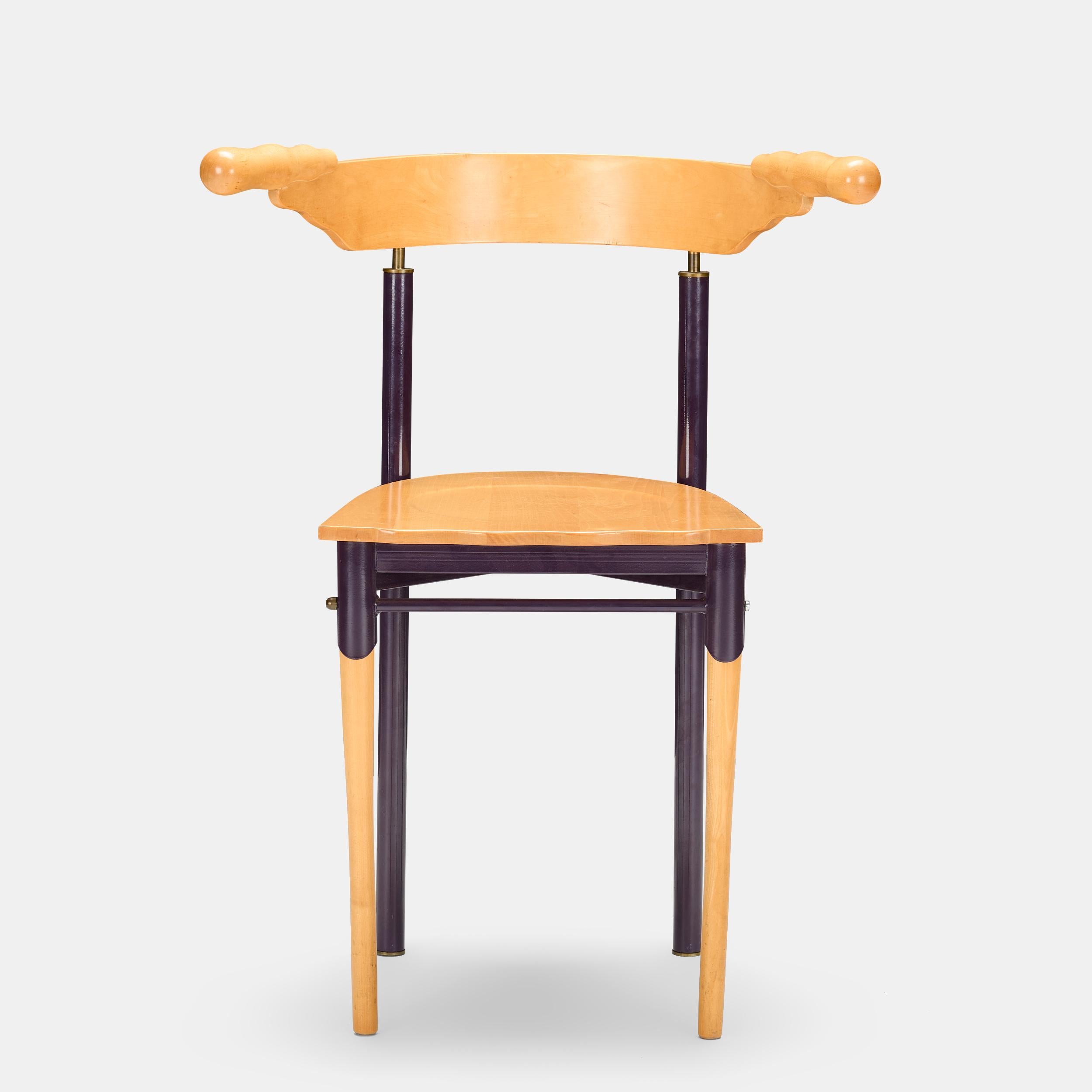 Steel Borek Sipek “Jansky”  armchair for Driade Italy, 1980s For Sale