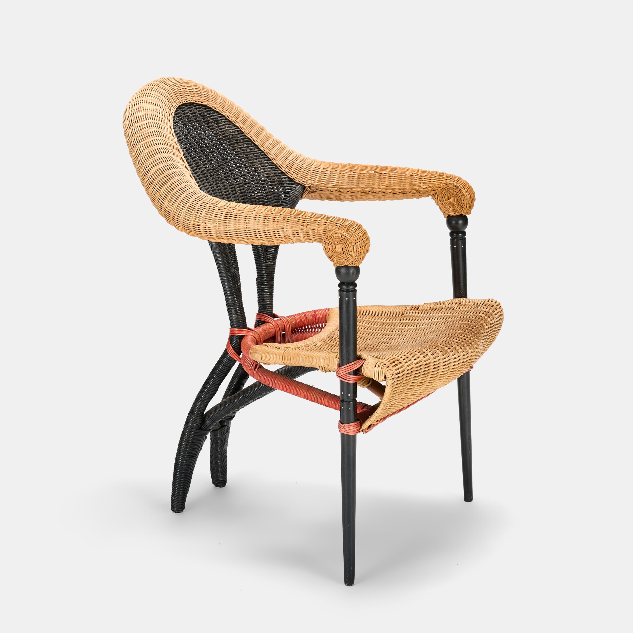 Borek Sipek “Liba” lounge chair for Driade, Italy circa 1988

Dimensions: 22