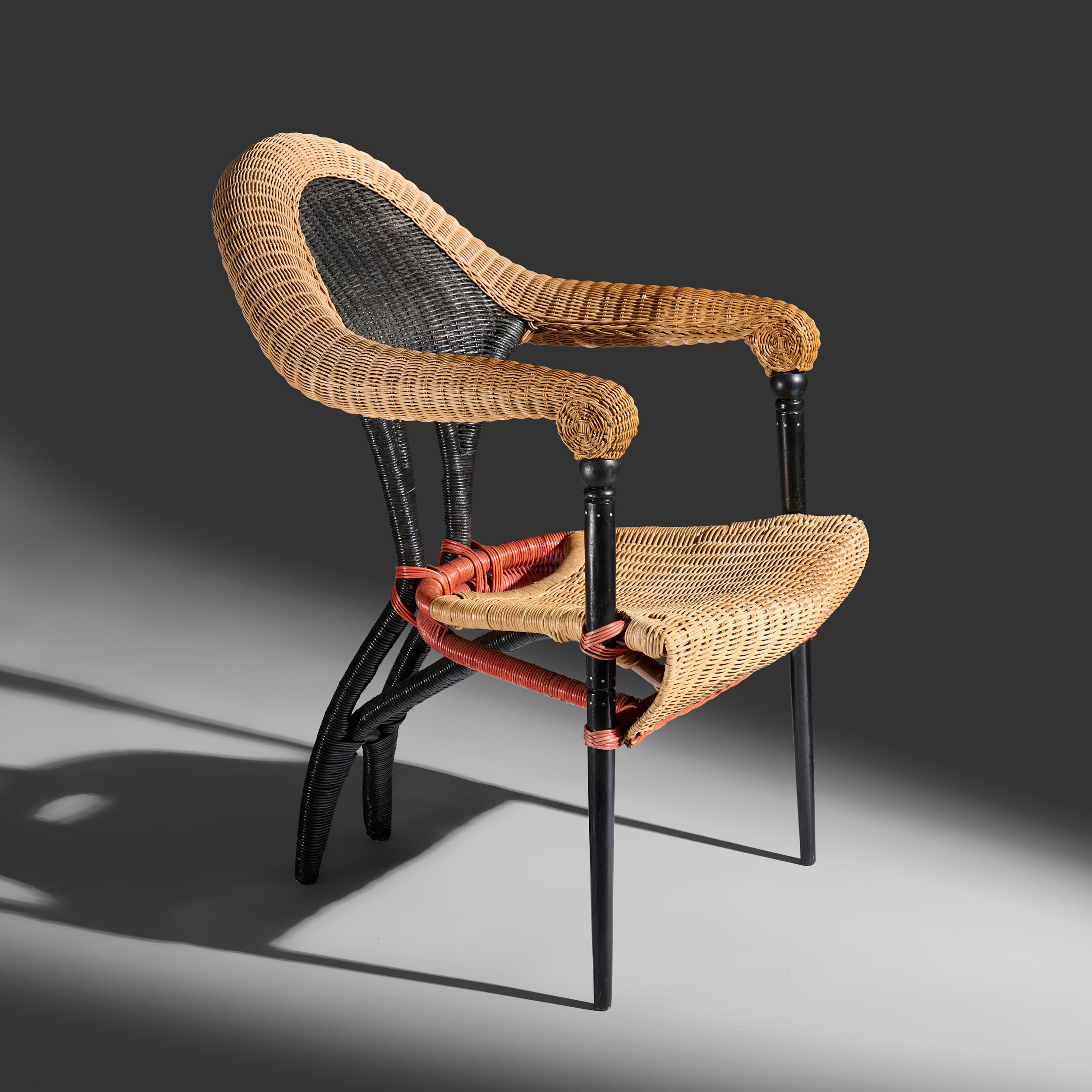 Post-Modern Borek Sipek “Liba”  lounge chair for Driade, Italy circa 1988 For Sale