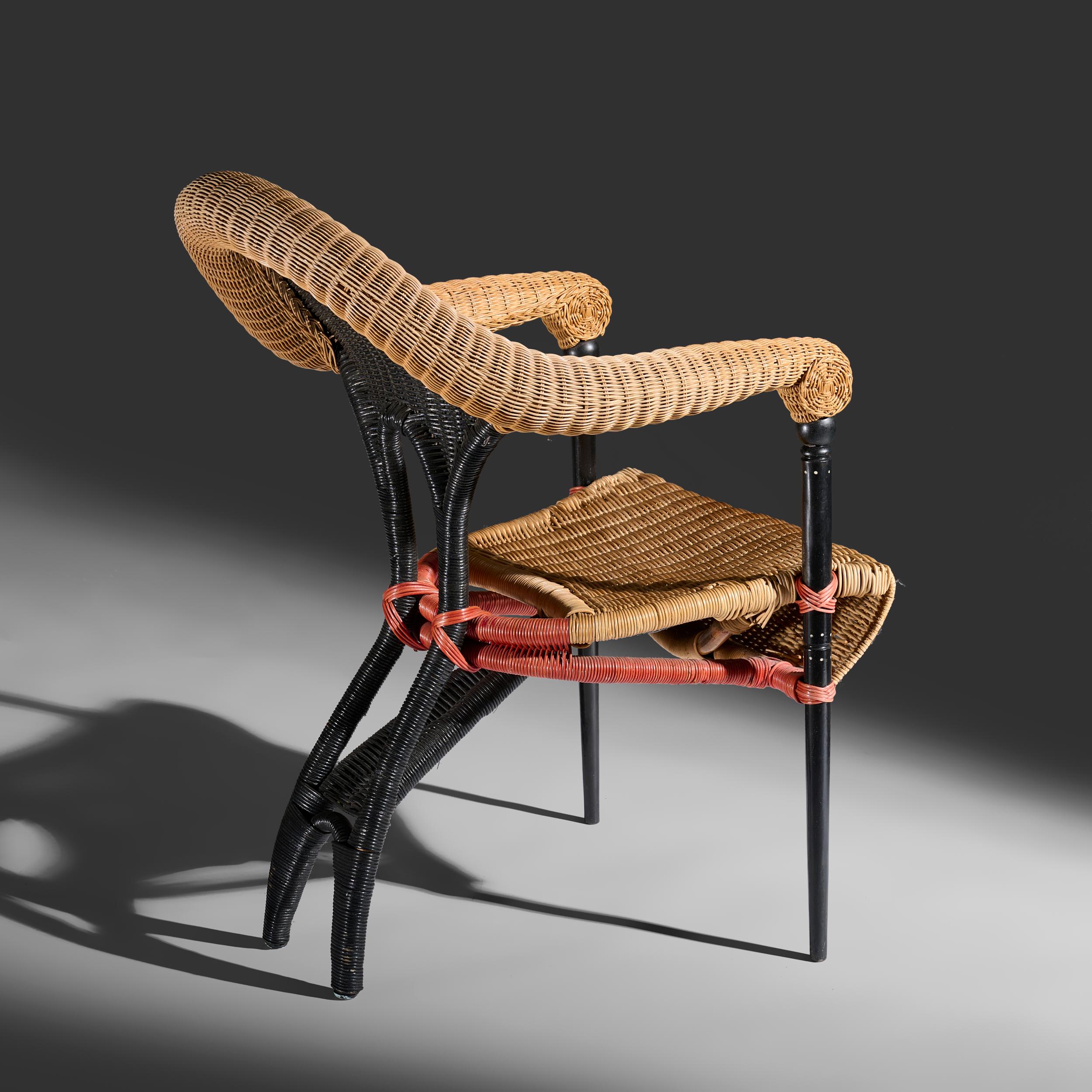 Italian Borek Sipek “Liba”  lounge chair for Driade, Italy circa 1988 For Sale