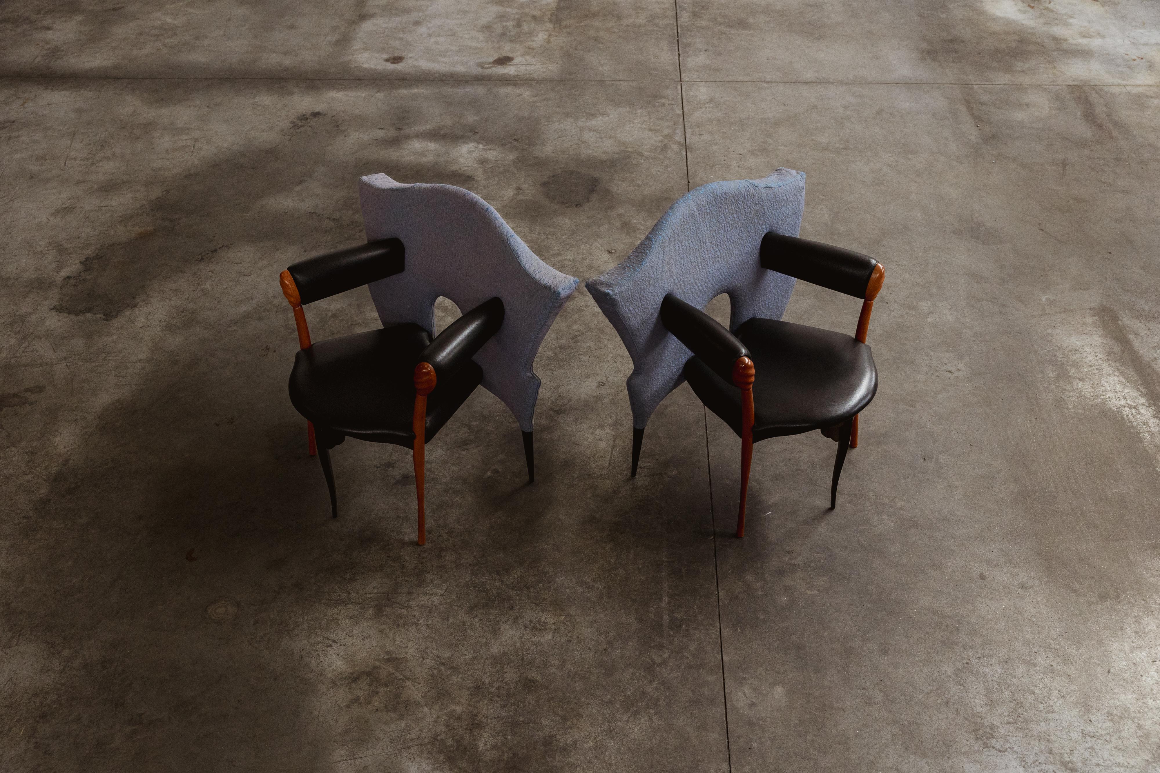 Borek Sipek ”Prosim Sedni” Armchairs for Driade, 1987, Set of 2 For Sale 5